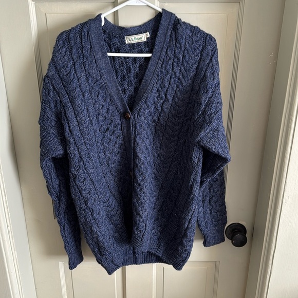 L.L. Bean Other - LL Bean vintage Shetland wool cardigan, size Medium